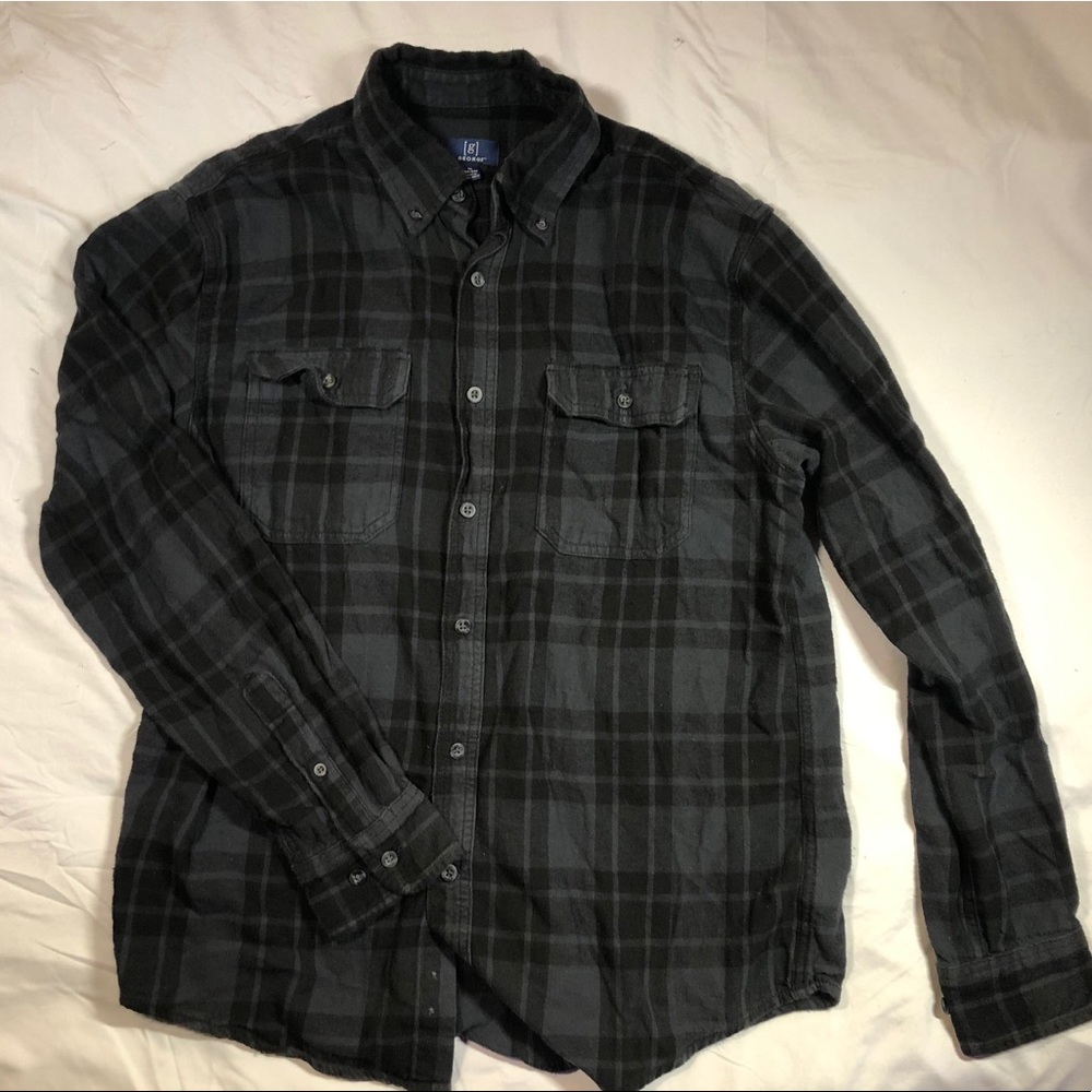 Medium men’s black flannel